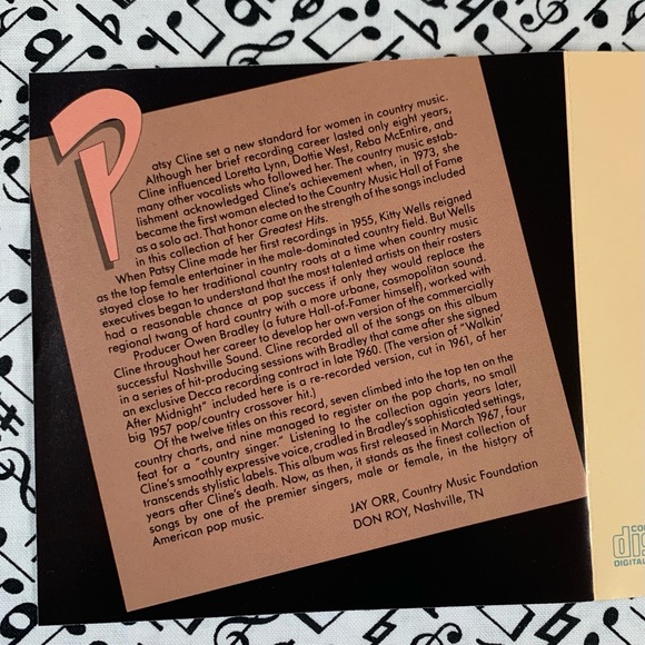 Patsy Kline CD. - Picture 9 of 10
